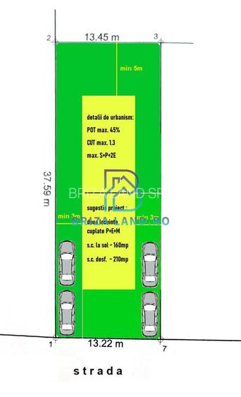 Aviatiei, zona Musetesti suprafata teren 500mp, d=13.2m, utilitati - 3