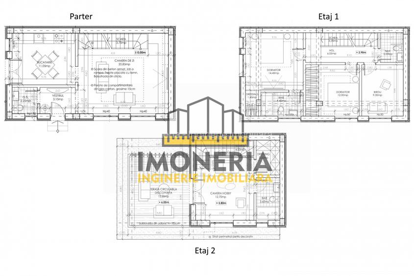Casa 5 camere finalizata – 0% comision – terasa+curte – Metrou 1 Decembrie - 13