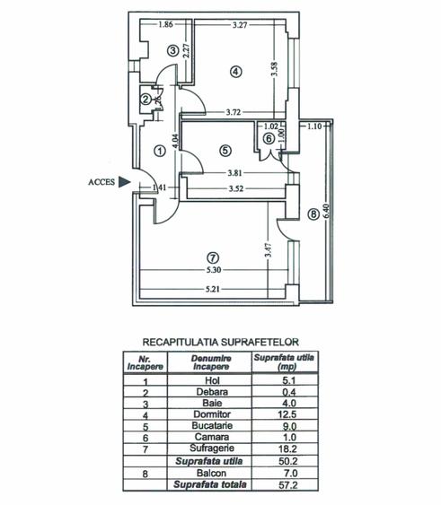 Blv BUCURESTI - decomandat |57 mp utili | Vedere bulevard - 18