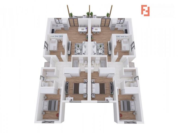 Duplex cu 4 camere - Toate utilitatile + Asfalt - Mosnita Noua - 3