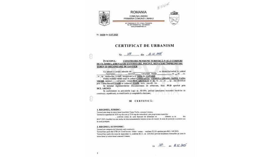 REL4001275 Teren de vanzare - Vama Veche - Oportunitate investitie turistica