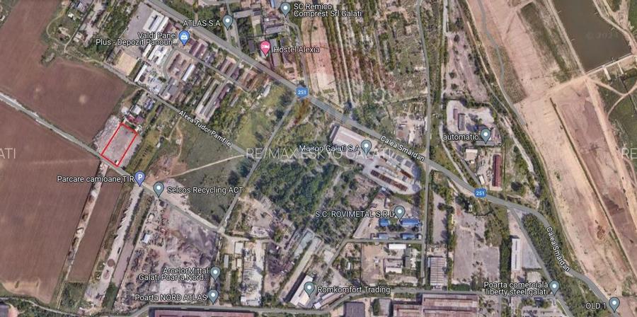 Teren intravilan, comercial/industrial in Galati NV - 2