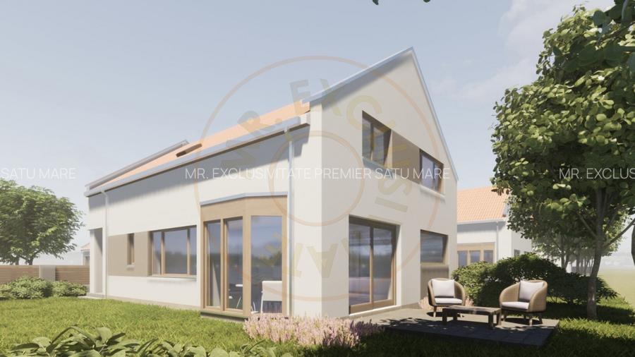 Casa in constructie P+M, Teren 565 mp - Str. George Enescu - Carei - 2