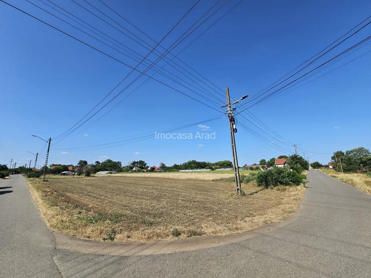Teren intravilan generos 2 fronturi 900 mp Curtici Jud Arad - 3