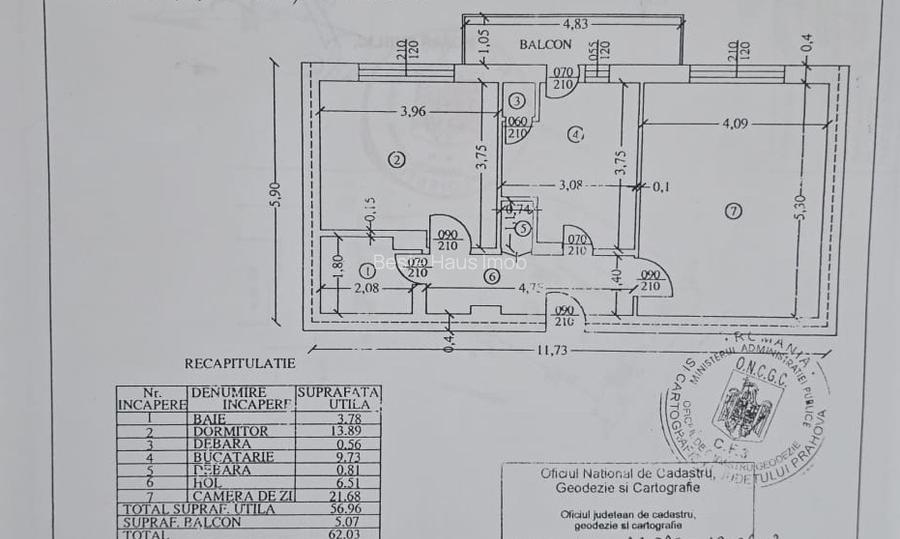Apartament 2 camere, mobilat, zona ultracentrala a Orasului Ploiesti. - 11