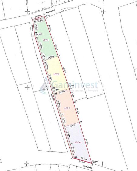 Teren cu PUZ aprobat de vanzare, proiect 8 case, zona Gheorghe Doja, Oradea - 2