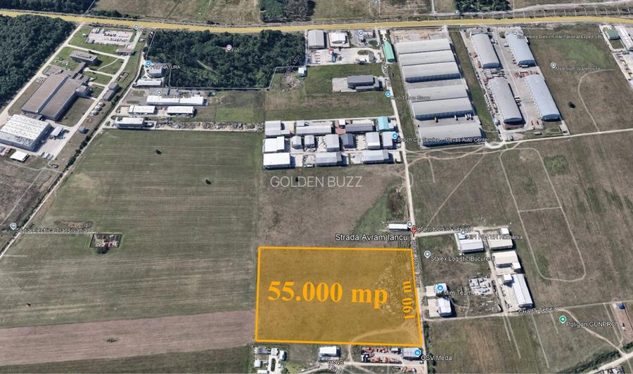 Teren logistic - Otopeni - Str. Avram Iancu - Parcelabil - 1