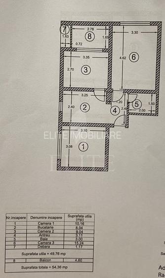 Apartament 3 camere în zona GRIGORE ALEXANDRESCU - 7