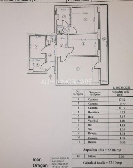 Apartament 3 camere Tineretului | Piata Norilor - 16