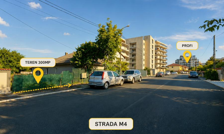 Teren intravilan 300mp | 10min de plajă | Comision 0% - 4