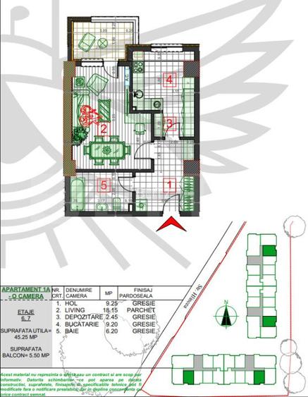 Promotie! Apartament de 1 camera, 48mp, mobilat si utilat, zona CUG - 4