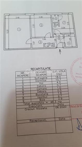 Apartament 2 camere 1 Decembrie 1918 - 8