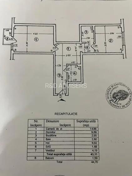 Apartament decomandat Titan – gata de mutat | 45 mp | Bloc reabilitat - 2