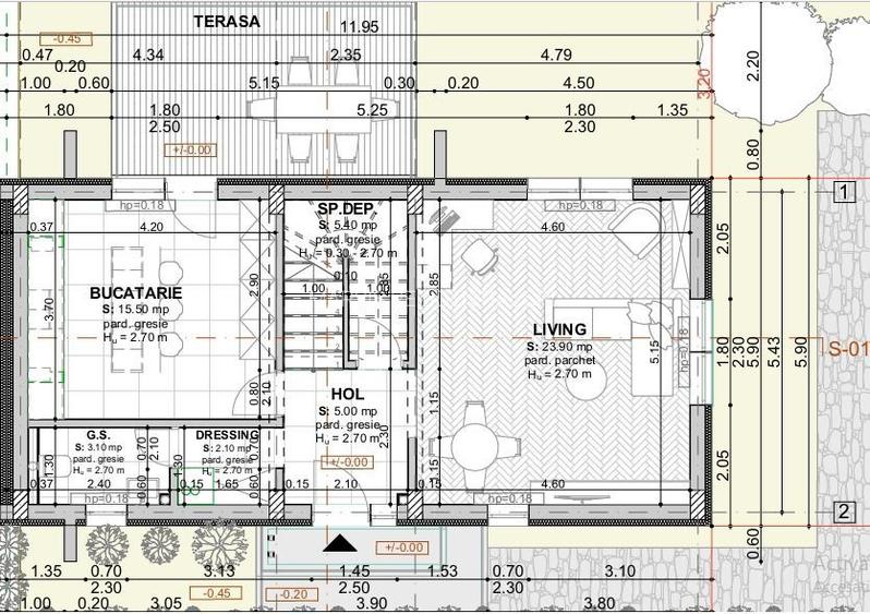 vila 5cam-indiv la calcan-perete propriu/centru Popesti Leordeni - 7