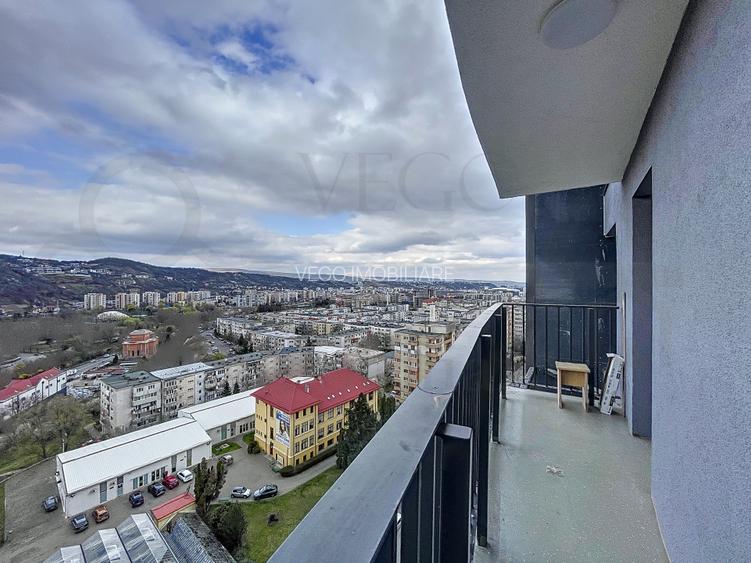 Apartament cu 2 camere, balcon - vedere panoramica, West City Tower - 11