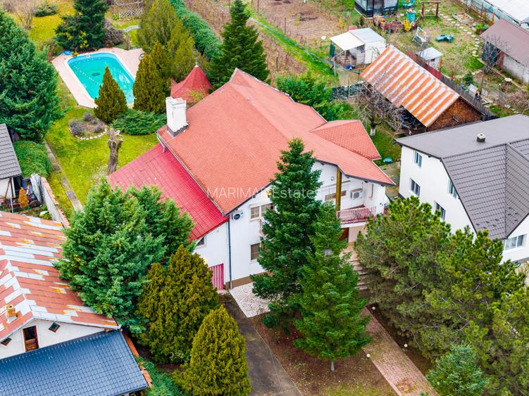 Vilă cu piscină și cabană, teren 2649 mp, Snagov - Ciofliceni - 16