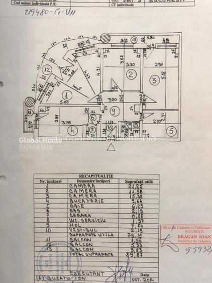 Apartament 3camere | Blv Decebal-90mp | Renovat-Vedere Blv - 9