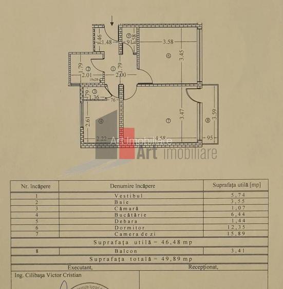 Vânzare apartament decomandat 2 camere Șos. Giurgiului - 3