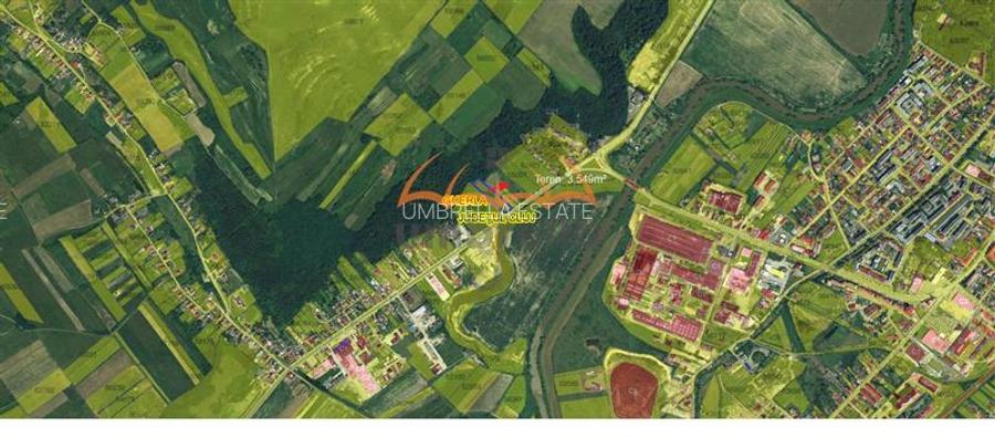 Teren de vanzare  in Gherla, Strada Clujului 3.549m²/110€ m² - 2