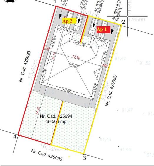 1/2 Duplex langa Serena zona pavata - 12