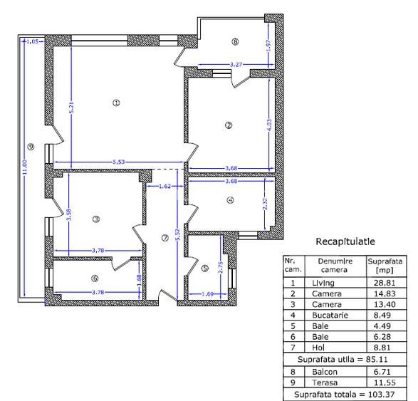 Apartament 3 Camere Premium | Baneasa | Etaj 2 | 103 mp Utili - 2