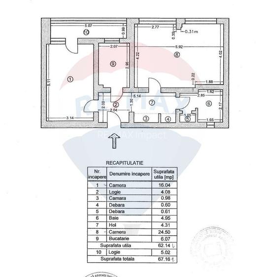 Apartament cu 2 camere decomandat de vanzare in zona Muncii Basarabia - 6