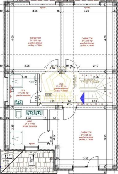 Duplex despărțit prin garaj cu 4 camere | Mosnita Noua | Moteletul - 4