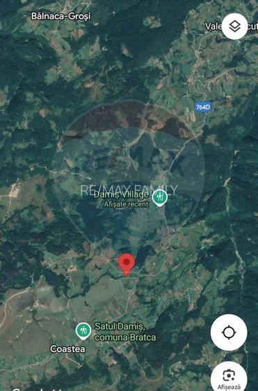 Teren constructii si faneata/livada 3082 mp Damis Bratca drum DJ 764D - 15