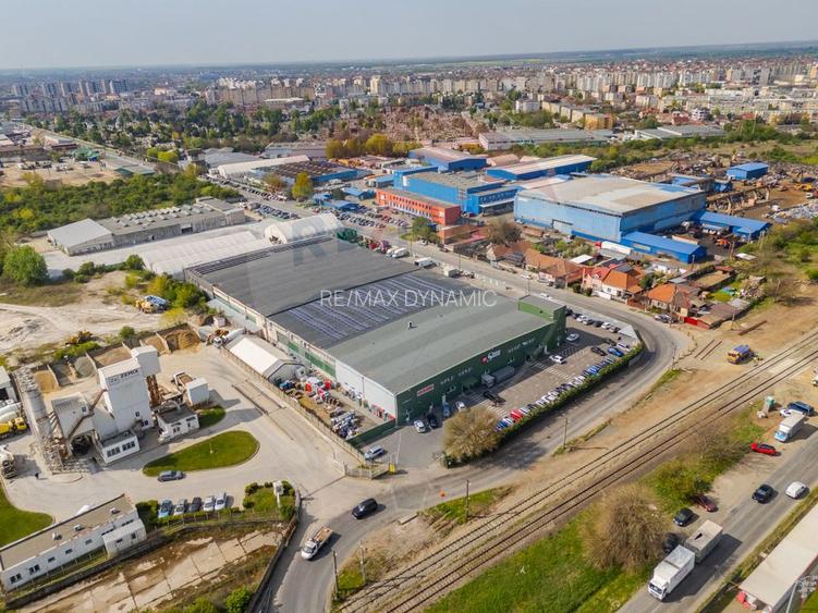 Hala industriala 1271 mp de închiriat- str Câmpul Liniștii -zona Uta - 13