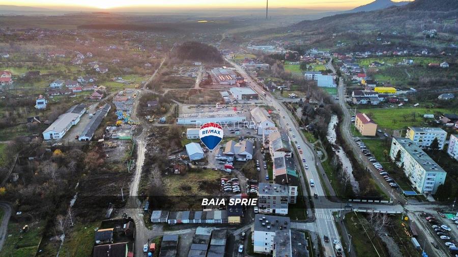 Teren 6,820mp, service, birouri si 2 hale in Baia Sprie zona Centrala - 2