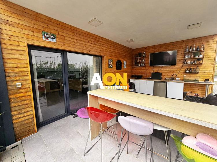 Casa moderna mobilata, utilata, 5 camere, 3 bai, 444 mp teren