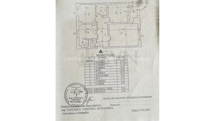 REA1012167 Apartament 3 Camere I Mate Basarab - 12