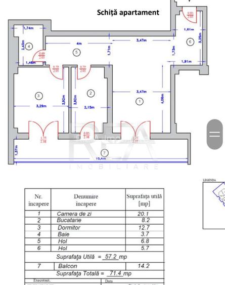 Apartament 2 camere, Straulesti - 12