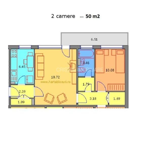 De vanzare Apartament 2 Camere Drumul Taberei - 7