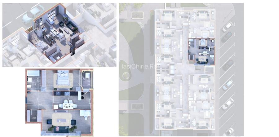 Apartament 1 camera  Copou-Rasarit de Soare - 15