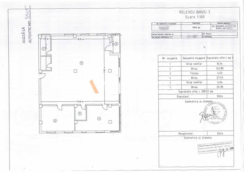 Spatiu birouri  zona Vlahuta  ITC - 6