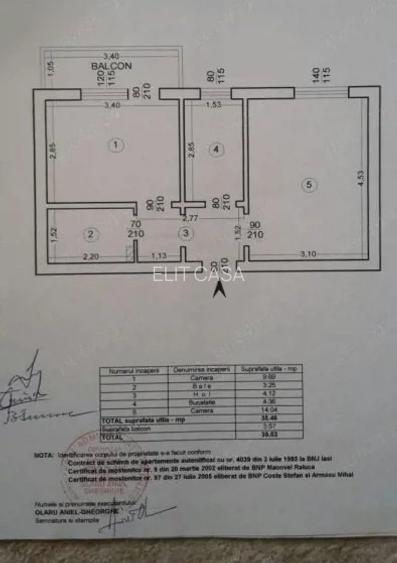 Apartament 2 camere decomandat, zona Tatarasi - 10