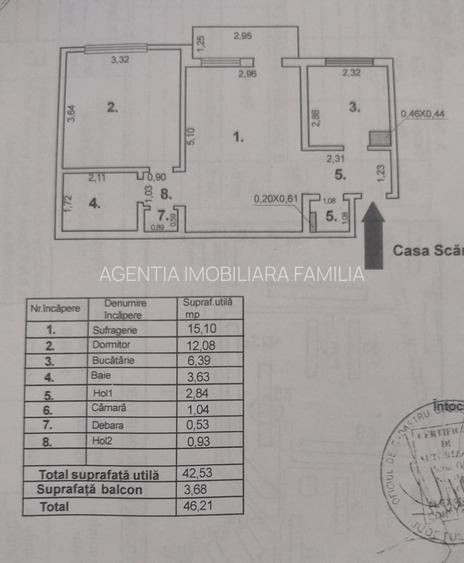 46900 euro, NEGOCIABIL, 2 camere, Tiglina1 - 5