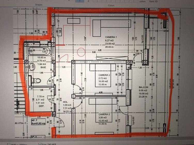 COMISION 0% | Apartament 3 Camere | 62 mp | Zona Giroc - 9