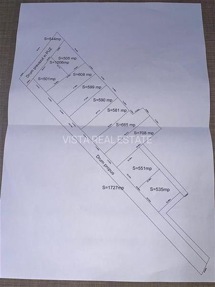 Parcele cu PUZ Stupini, asfalt si utilitati, 501-708mp, Str Cavalului - 2