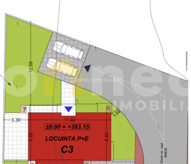 Casă de vânzare |5 camere| grădină 250mp, 2 parcări | Florești, zona Terra - 2