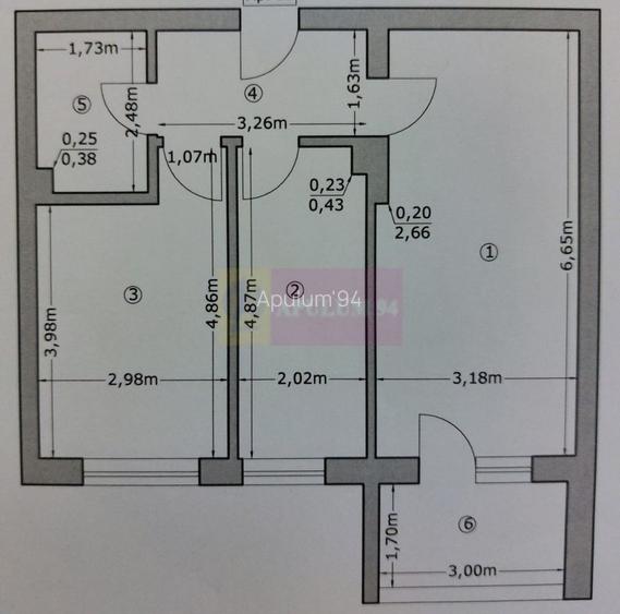 Apartament 2 cam 58mp Metrou Aparatorii Patriei + loc parcare inclus - 1