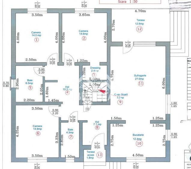 Casa noua cu garaj, pivnita, curte mare - 20