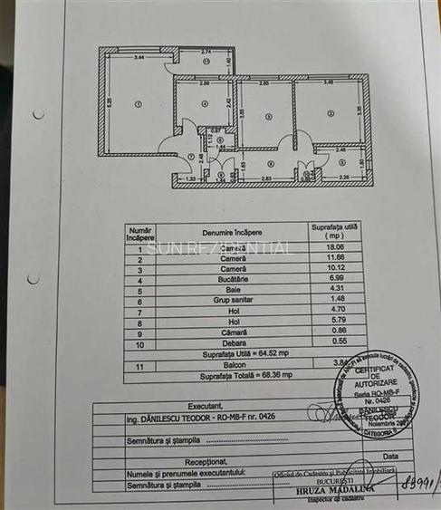 Aparatorii Patriei - metrou- bloc 1985- etaj 1 - 13