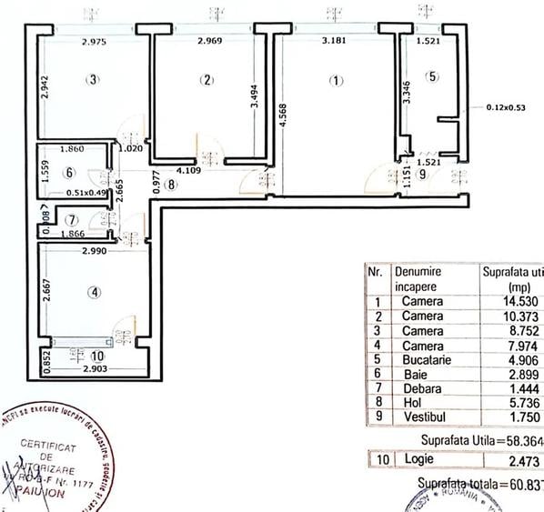 4 camere semidecomandat Drumul Taberei metrou Parc Moghioros - 8