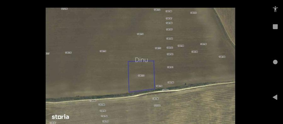 8500mp intravilan arabil Valul Traian,Str. București, 86 m deschidere - 2