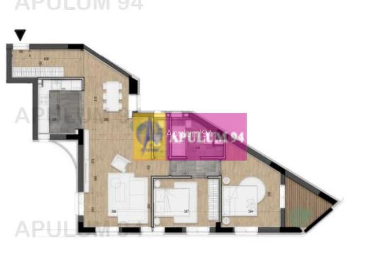 Apartament 3 camere 85mp | Licurg 2 | Cartierul Armenesc - 1