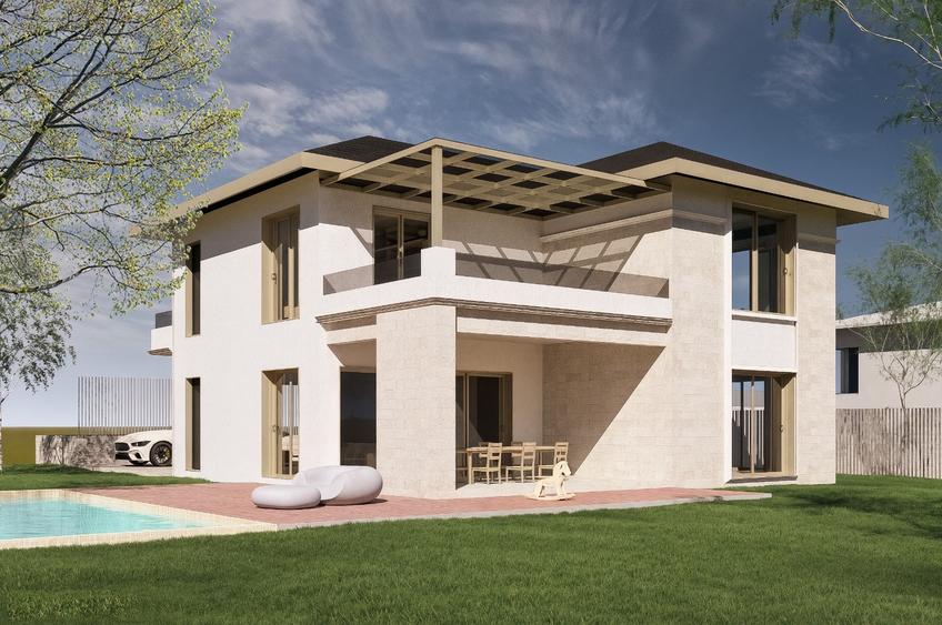 Teren autorizat casa individuala - 468 mp - ANL - Floresti