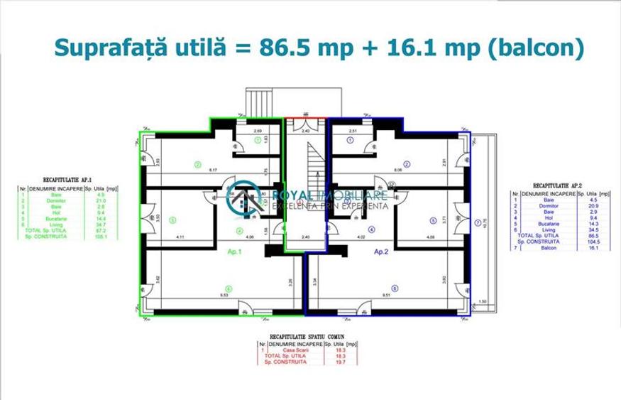 Royal Imobiliare-Vanzare Apartament 3 Camere Zona Albert