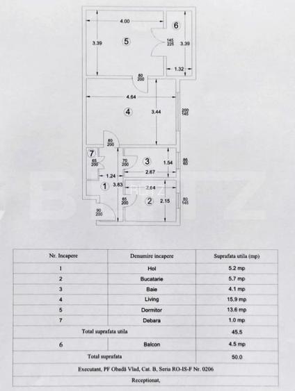 Apartament 2 camere, etaj 1, 50 mp, zona Tudor Vladimirescu - 8